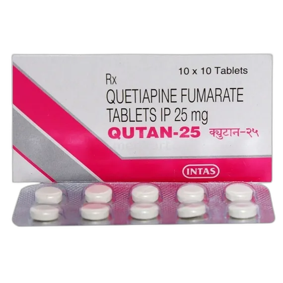 qutan 25mg tablet 10's